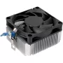 SILVERSTONE TECHNOLOGY SST-NT09-AM5 Madala profiiliga CPU jahuti, 92mm ventilaator, 2 soojustoru, AMD AM5, must