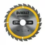 DEWALT Circular Saw Blade 190x30mm 24T +16° Super Thin Kerf TCT