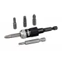 DEWALT DT71514 Impact Torsion Kruvikeeraja Otsikute Komplekt, 6 tükki, 25mm, PZ2/PH2/T20/T25
