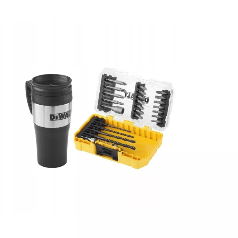 DEWALT 25-osaline puuritera ja kruvikeeraja otsikute komplekt termokruusiga
