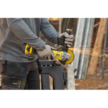 STANLEY Juhtmeta nurklihvija 125mm V20 18V ainult seade