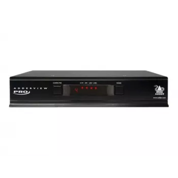 Adder AdderView 4PRO DisplayPort KVM Audio Switch 4 Ports 1 User Desktop