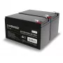 2-POWER BUN0248A VRLA suletud pliiaku komplekt (2 tk) - 12V 12Ah 12000mAh - Must - Asendab RBC6
