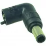 2-POWER TIP6005A Sülearvuti toiteotsik - 5,5 mm x 2,5 mm DC-püstoliitmik - must
