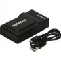 Duracell DRP5958 USB Indoor Battery Charger for Panasonic DMW-BNB9E - Black - 5V