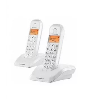 Motorola S1202 DECT juhtmeta telefonikomplekt 2 tk Valge