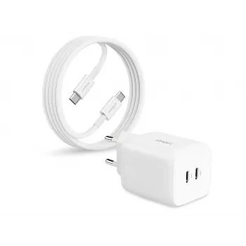2-POWER 65W GaN USB-C laadija + 2M 100W USB-C kaabel