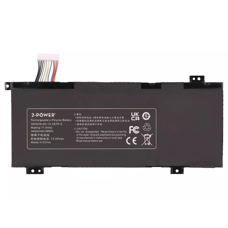 2-POWER Medion Erazer X15803 Põhiaku - Aku - 3 400 mAh