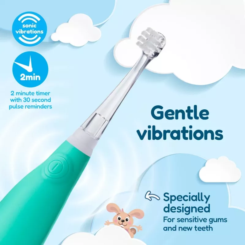 BRUSH BABY Baby Sonic Hambahari 0-3 aastat Marine