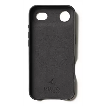 Mujjo Nahkkorpus iPhone 15 Pro Max jaoks MagSafe'iga (Must)
