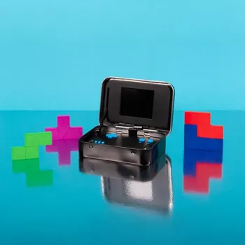 FIZZ CREATIONS Tetris retro mängukonsool, värviline, metallkorpus
