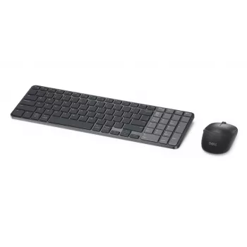 Dell Pro 7 laetav kompaktne klaviatuur ja hiir - KM746 - vene (QWERTY) - titaanhall
