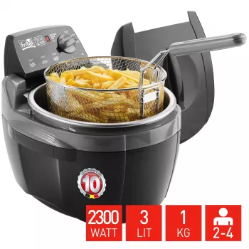 Fritel Turbo SF 4209 fritüür 3L 2.3kW roostevaba teras/must