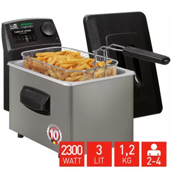 FRITEL FryTastic fritüür 3L 2.3kW antratsiithall/hõbedane