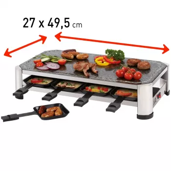 FRITEL SG 2180 Raclette roostevaba teras/kroom must