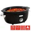 FRITEL Family Slow Cooker 5.5 Liter 210W Must/Hõbe