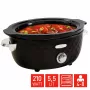 FRITEL Family Slow Cooker 5.5 Liter 210W Must/Hõbe
