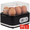 FRITEL Family Egg Cooker 400W Must/Läbipaistev