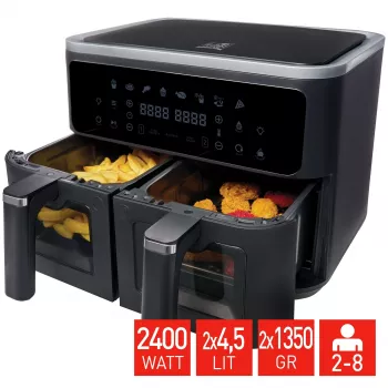 Fritel SnackTastic 8480 õhufritüür 2 x 4.5L