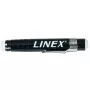 ELBA Linex kriidihoidja - must, 10 mm kriidi läbimõõt, vedruga nuppmehhanism, sooniline käepide, täidetav, vastupidav plastik, kasutamiseks klassiruumis, kontoris, kunstis, tööstuses