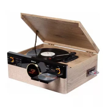 Denver MRD-180 Retro Music Center Wood DAB+/FM CD Cassette Bluetooth