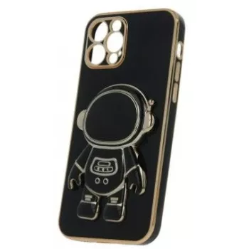 iLike Samsung Galaxy A34 5G Astronaut Case - Läbipaistev astronauti graafikaga TPU tagakaas jalaga