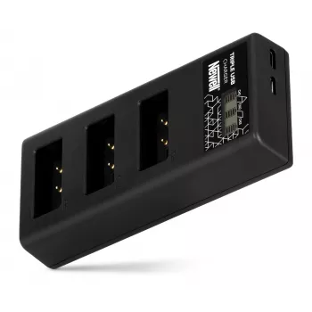 Newell CD-USB-C kolme kanaliga akulaadija Canon LP-E17 jaoks