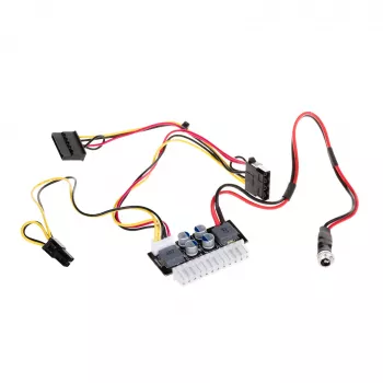 Akyga AK-CA-38 PICO PSU DC/ATX toiteadapter, 120 W, 12 V DC sisend, 24-kontaktiline ATX, P4, SATA, Molex