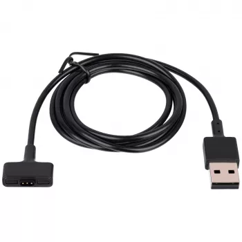 Akyga AK-SW-23 magnetiline USB laadimiskaabel Fitbit Ionic jaoks, 1 m, must