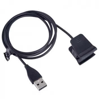 Akyga AK-SW-35 laadimiskaabel Fitbit Alta HR jaoks, USB-A, 1 m, must