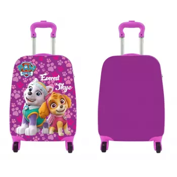 Nickelodeon Paw Patrol on Wheels - Roosa suur laste reisikohver