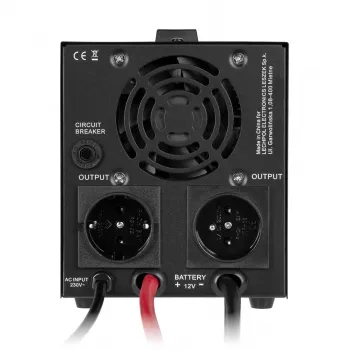 Rebel POWER-500-LFP4 Puhas Siinuslaine Inverter Laadimisfunktsiooniga 12V 230V 500VA/300W