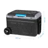 TEESA TSA6002 Professionaalne Kompressoriga Kaasaskantav Külmik/Sügavkülmik 40L, DC12/24V AC230V, Aku Ühilduv, Suured Rattad, Tugev Käepide, Bluetooth