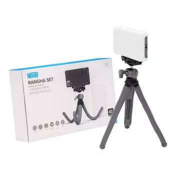 Newell Rangha Set LED RGB-W paneelvalgusti hajutaja ja statiiviga