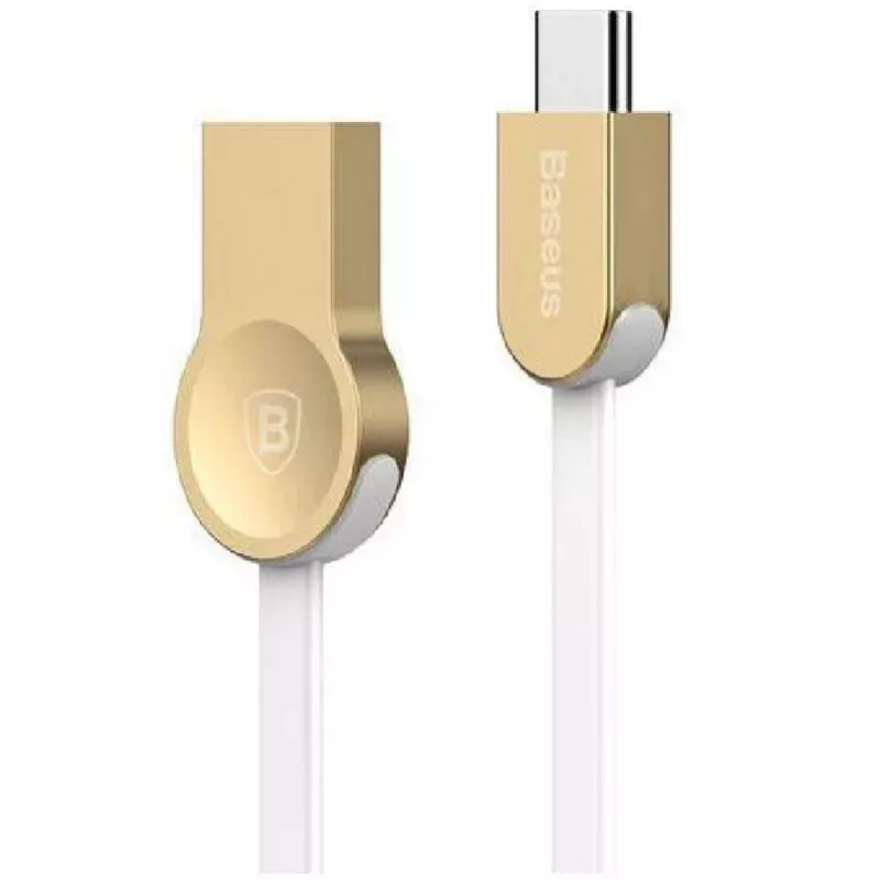 Baseus Keyble Cable (Zinc Alloy) USB-A to USB-C 1m White
