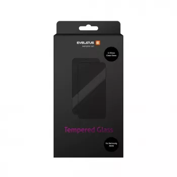 Evelatus Samsung Galaxy A03s 0.33 mm Flat Clear Tempered Glass Screen Protector with Japan Glue and Anti-Static Coating