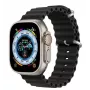 Dux Ducis Silikoonist käerihm Apple Watch 8/7/6/5/4/3/2/SE (38/40/41mm) - Must