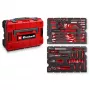 Einhell E-CASE 370570 80-osaline universaalne tööriistakomplekt (punane/must)