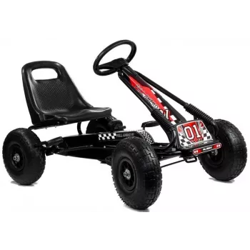 LEAN TOYS LEAN CARS A-15 Go-Cart must, pumbatavad rattad