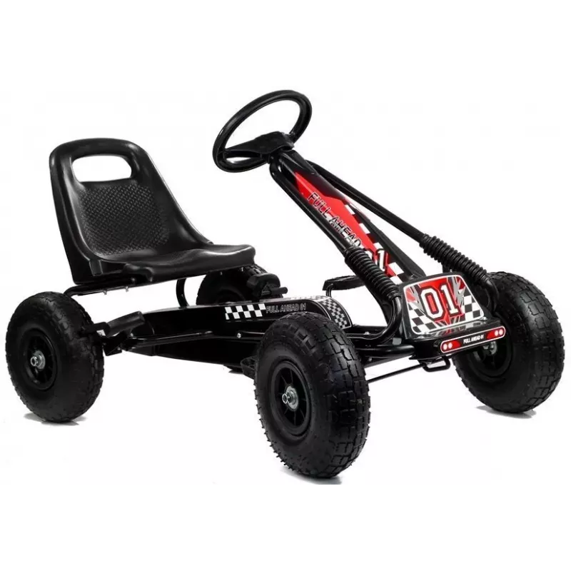 LEAN TOYS LEAN CARS A-15 Go-Cart must, pumbatavad rattad