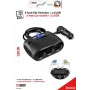 2GO 797256 Universaalne autolaadija 12/24V 2.4A USB-A Must
