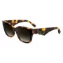 KARL LAGERFELD KL6161S-240 Naiste ülisuured ruudukujulised päikeseprillid, Havana pruun pruunide gradientklaasidega, 63/14/140 mm