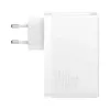 Baseus Travel Charger GaN5 Pro Fast Wall Charger, C+C+U, 140W, White, EU Plug (CCGP100202)