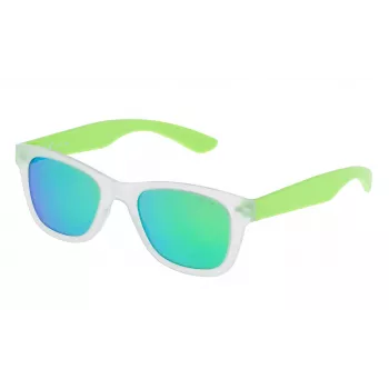 Police Childish SK03947Z69V Lastepäikeseprillid - Must atsetaat, ristkülik, 47 mm