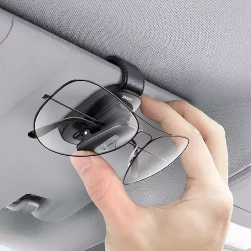Baseus Platinum Vehicle Eyewear Clip (Clamping Type) Black ACYJN-B01