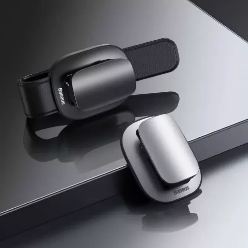 Baseus Platinum Vehicle Eyewear Clip (Clamping Type) Black ACYJN-B01