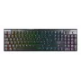 CHERRY XTRFY MX 10.1 Wireless Low-Profile Gaming Keyboard, AZERTY, RGB, Must