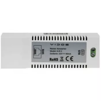 VIDOS 2IP K-IP-2 Konverter VIDOS DUO 2-juhtmeline intercomsüsteemi jaoks