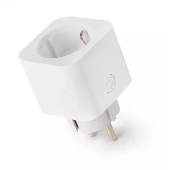 ENTAC WiFi nutikas pistik energiamonitooringuga Valge