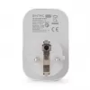ENTAC Smart WiFi Plug 1x Schuko with 2x USB-A and 1x USB-C, White
